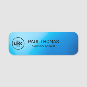 Employee Job Title Modern Professional Magnetic Name Tag