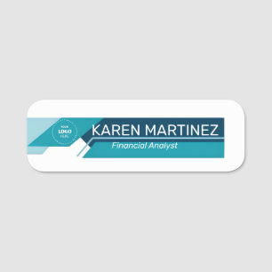 Employee Job Title Professional Magnetic Name Tag