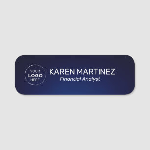 Employee Job Title Professional Magnetic Name Tag