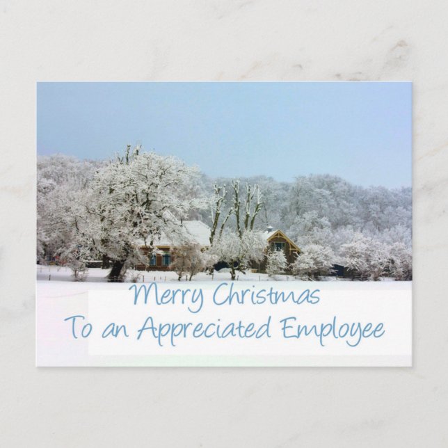 Employee  Merry Christmas card (Front)