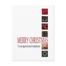 Employee Merry Christmas card