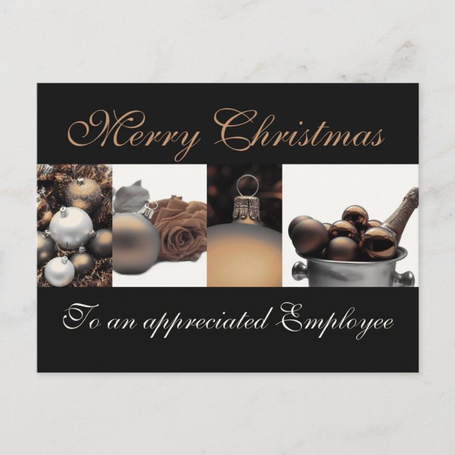 Employee  Merry Christmas card (Front)