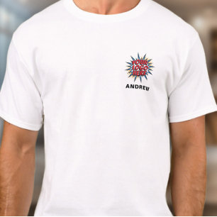 Employee Name and Logo Upload Template -  T-Shirt