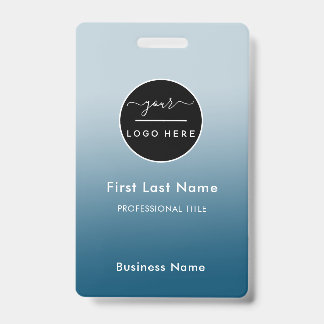 Employee Name Badge Custom Business Logo Staff Tag ID Badge