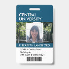 Employee Name Badge | Custom Logo and Color