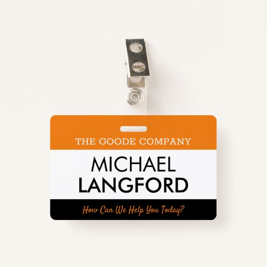 employee-name-badge-custom-text-and-color-basic-id-badge-zazzle-co-uk