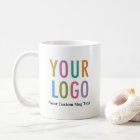 Employee Name Mug Custom Business Logo Branded