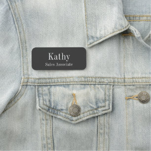  Employee Name Tag Badge Pin or Magnet 
