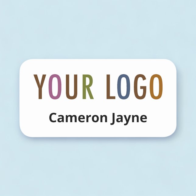 Employee Name Tag Custom Logo Magnetic Plastic (MISOOK Employee Name Tag)