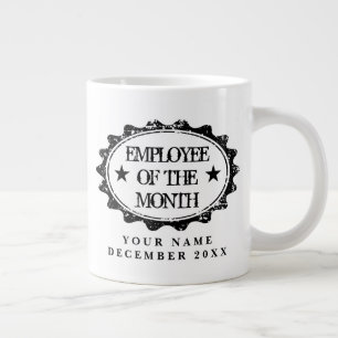 Employee of month extra large coffee mug gift