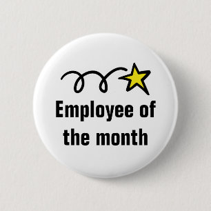 Employee of the month button
