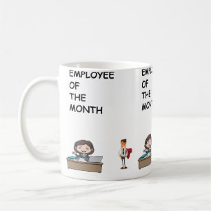 Employee of the month coffee mug