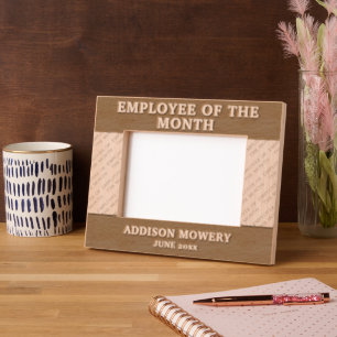 Employee of the Month Etched Frames
