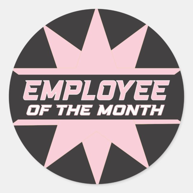 Employee of the Month Sticker (Front)