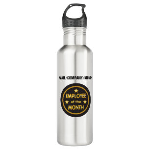 Employee of the Month with custom text 710 Ml Water Bottle