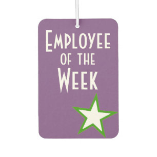 Employee of the Week Award Car Air Freshener