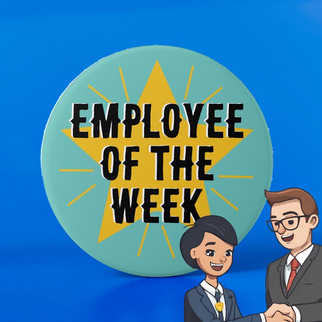 Employee of the week Star Worker Boss badge (Creator Uploaded)