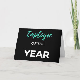 Employee Of The Year Card