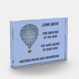 Employee of the Year Hot Air Balloon Recognition P Photo Block