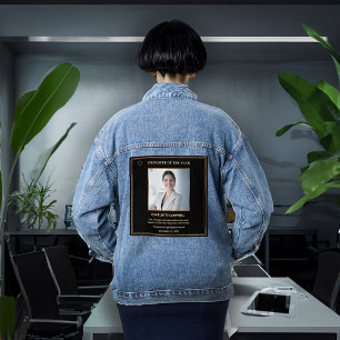 Employee Of The Year Photo Business Award          Denim Jacket