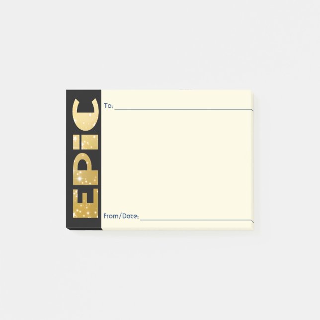 Employee peer recognition kudos customised post-it post-it notes (Front)