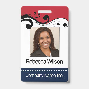 Employee Photo Badge ID Badge