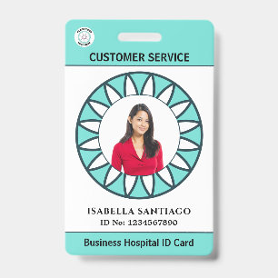 Employee Photo Business Hospital ID Card Custom Badge