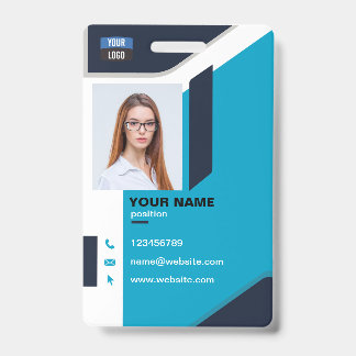 Employee Photo ID Company Security Badge