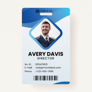 Employee Photo ID Company Security Badge ID Badge