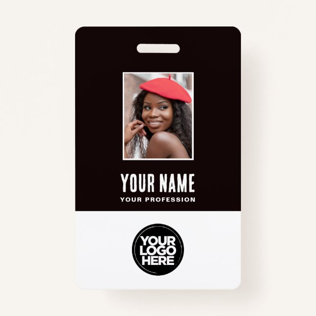 Employee Photo ID Company Security Badge ID Badge (Front)