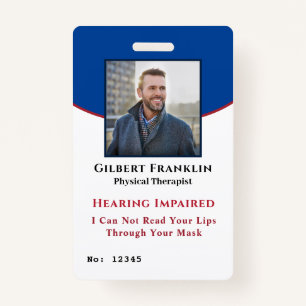 Employee Photo ID Identification Disability Cards ID Badge