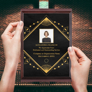 Employee Photo Logo Appreciation Business Custom Award Plaque