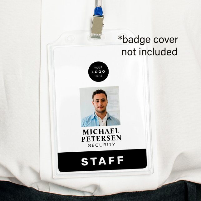 Employee photo name security ID company logo ID Badge (Creator Uploaded)