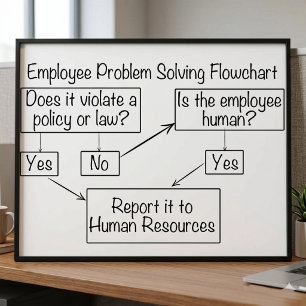 Employee Problem Solver Human Resource Flow Chart