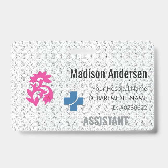 Employee PVC Badge – Personalised.Event.Durable ID Badge (Front)