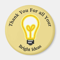 Employee Recognition Bright Light Bulb Thank You
