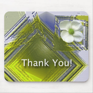 Employee Recognition Floral Design Mouse Mat