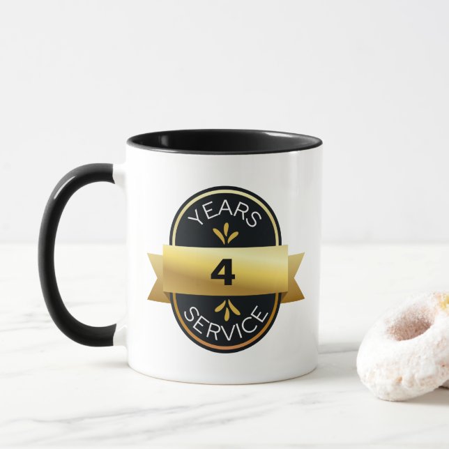 Employee Recognition Work Anniversary Gift Mug (With Donut)