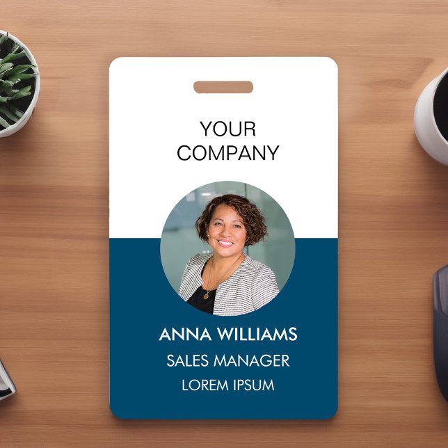 employee round Photo ID ID Badge (Creator Uploaded)