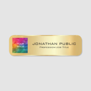 Employee Safety Pin Or Magnetic Your Logo Here Name Tag