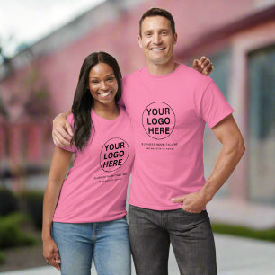 Employee Staff Uniform Unisex Business Logo T-Shirt