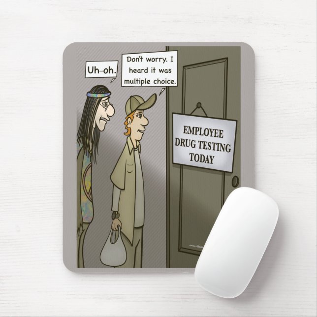 Employee Testing Mouse Mat (With Mouse)