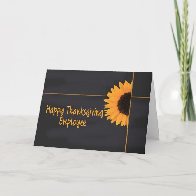 Employee  Thanksgiving Card (Front)