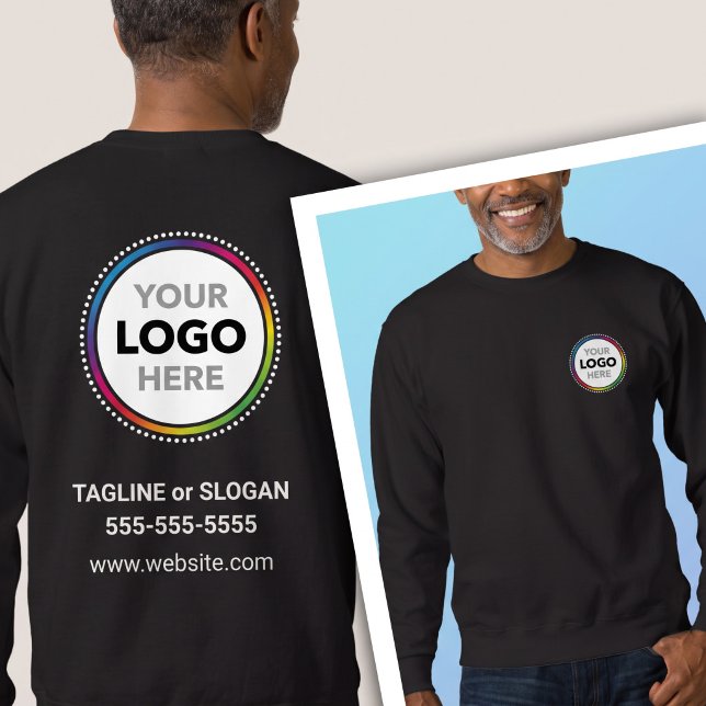 Employee Uniform with Logo & Contact Info -  Sweatshirt (Creator Uploaded)