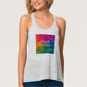 Employee Women's Racerback Slim Fit Business Logo Tank Top