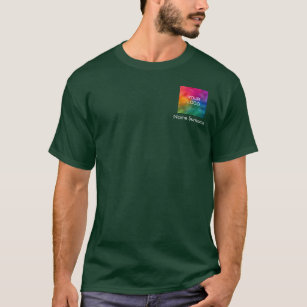 Employee Your Logo Here Deep Forest Green Men's T-Shirt