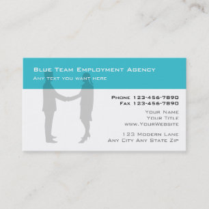 Employment Agency Business Cards