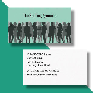 Employment Staffing Job Agency Business Card