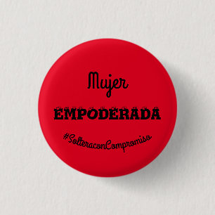 EMPODERADA 3 CM ROUND BADGE