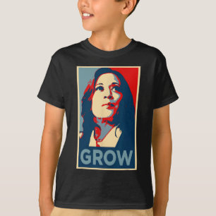 Empower Grow Kamala Harris Hope Poster 47 Rally Wo T-Shirt